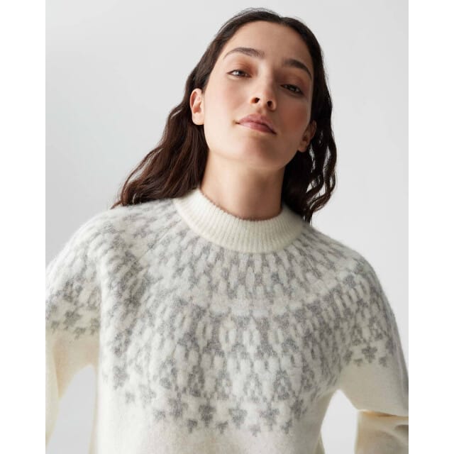 Gebreide pullover in Noorse look, model 'Porway'