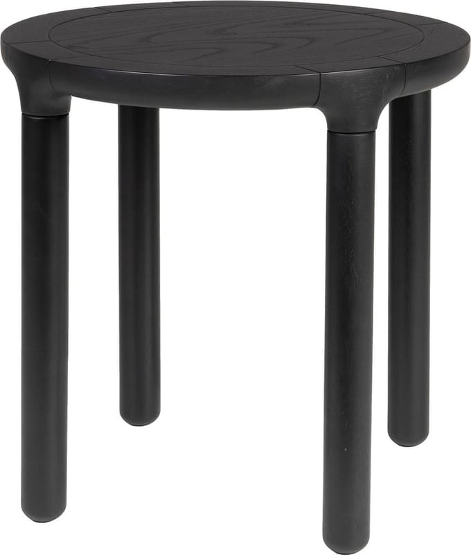 Zuiver Storm Bijzettafel Rond 45 cm Hout Zwart