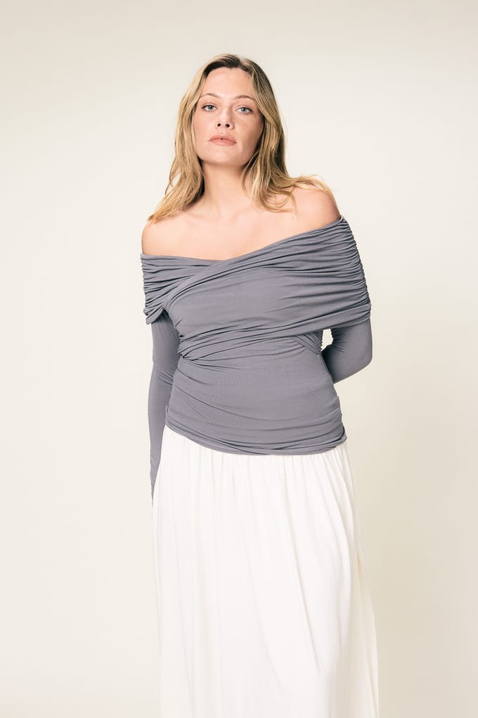 VIVEH Boxus Silver Taglia: 46 | Magliette intime Outlet | Donna | Grigio
