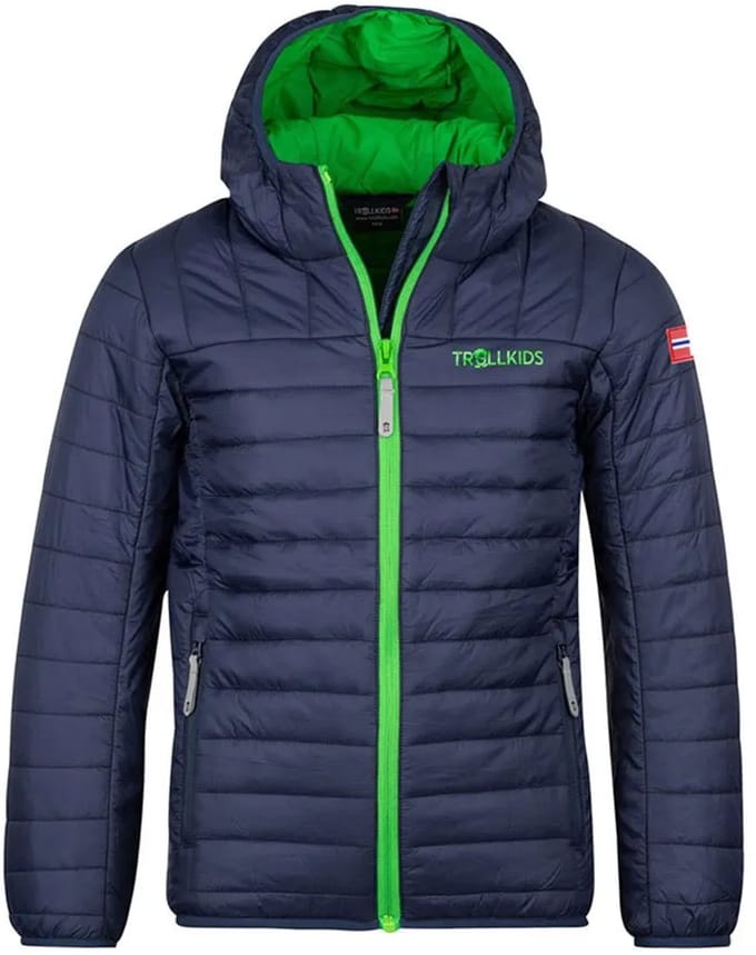 Trollkids Eikefjord Jas Groen,Blauw 122 cm Kinderen