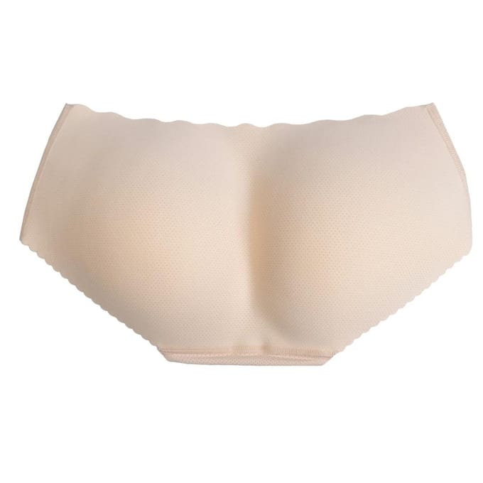 Bye Bra gewatteerde slip met lage taille, lichte ondersteuning, beige, maat S-L (M)