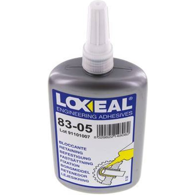 Loxeal Snel Drogend Hoge Sterkte Schroefdraad Borger 250ml M 20 Max. Draadmaat 200 DegC Max Temp.