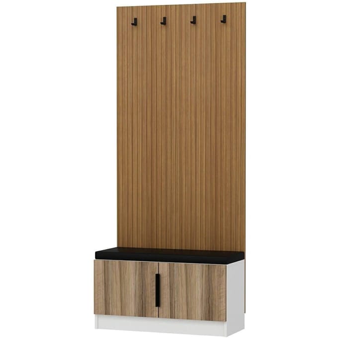 Halmeubel Nelson met wandkapstok | Kalune Design