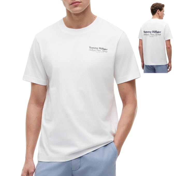 Shirt Tommy Hilifger Nautical Back Graphic Hommes