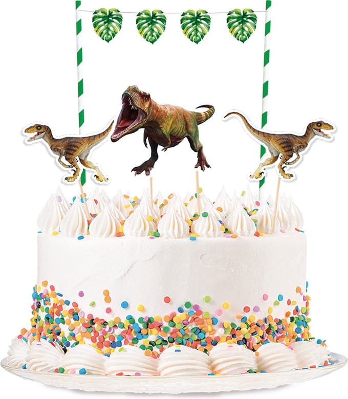 Boland - Set taartdecoratie T-rex - Dino's - Dino - Kinderfeestje