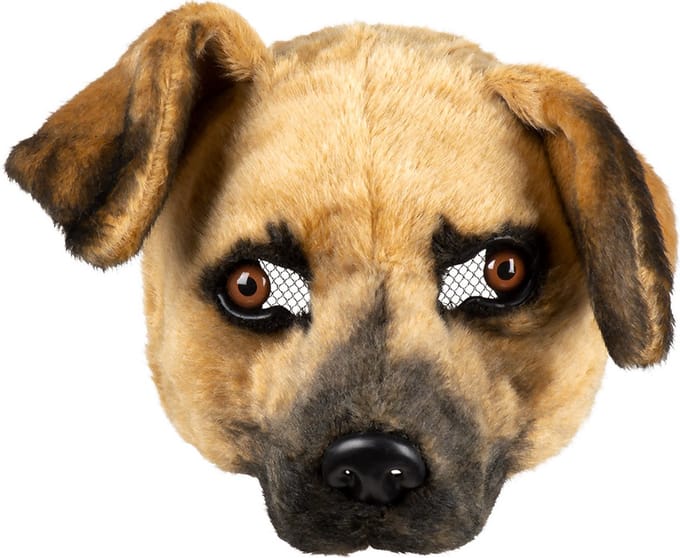 Boland - Pluchen masker Hond - Volwassenen - Hond - Dieren