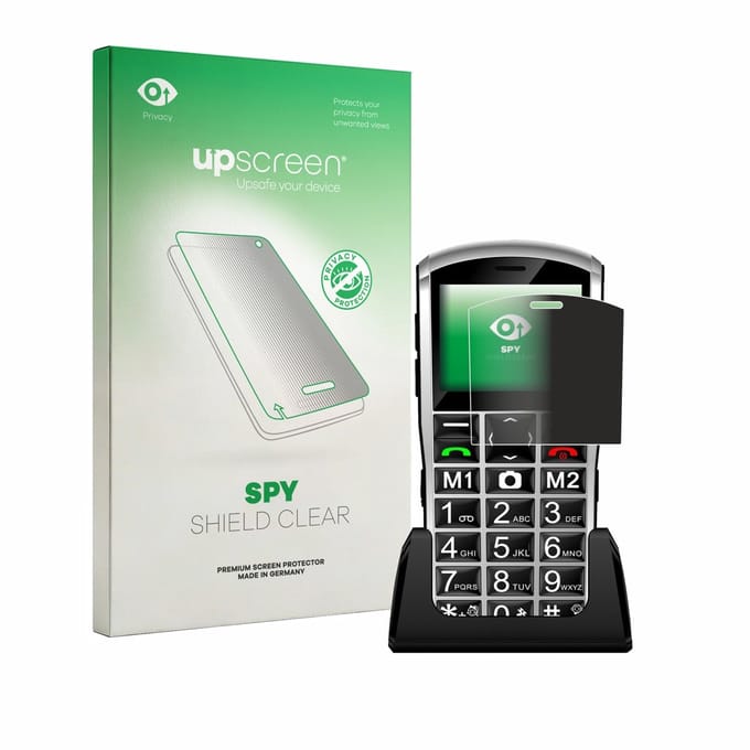 upscreen - privacy screenprotector voor Artfone A400 Pro 4G - Folie Beschermfolie Blauwlichtfilter