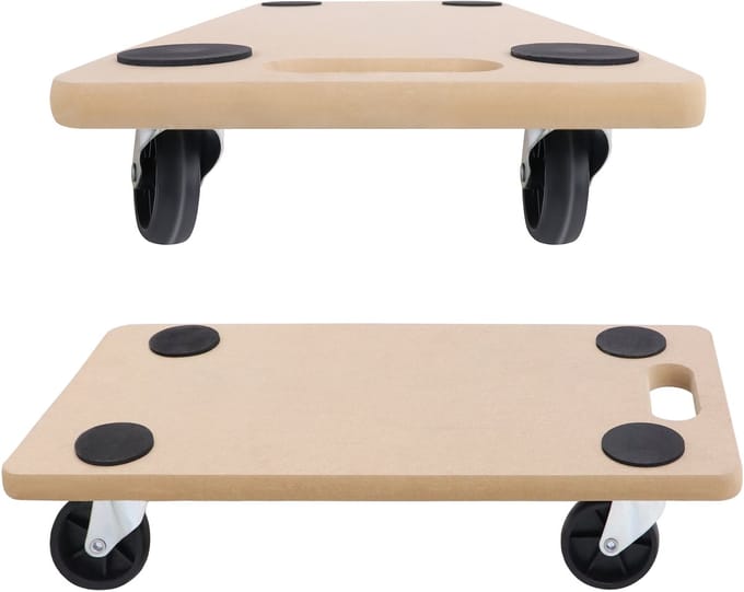 ACXIN Transportroller Meubelroller-2Stk-MDF-200kg-580x290x108mm