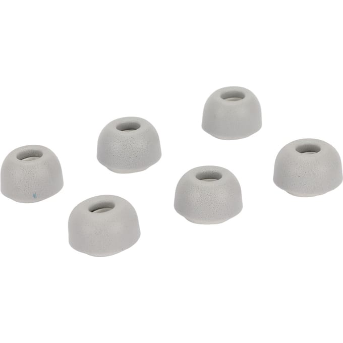 6 Pièces Embouts en Mousse à Mémoire de Remplacement Réduction de Bruit Professionnelle Embouts d'Écouteurs Confortables pour Écouteurs IOS white