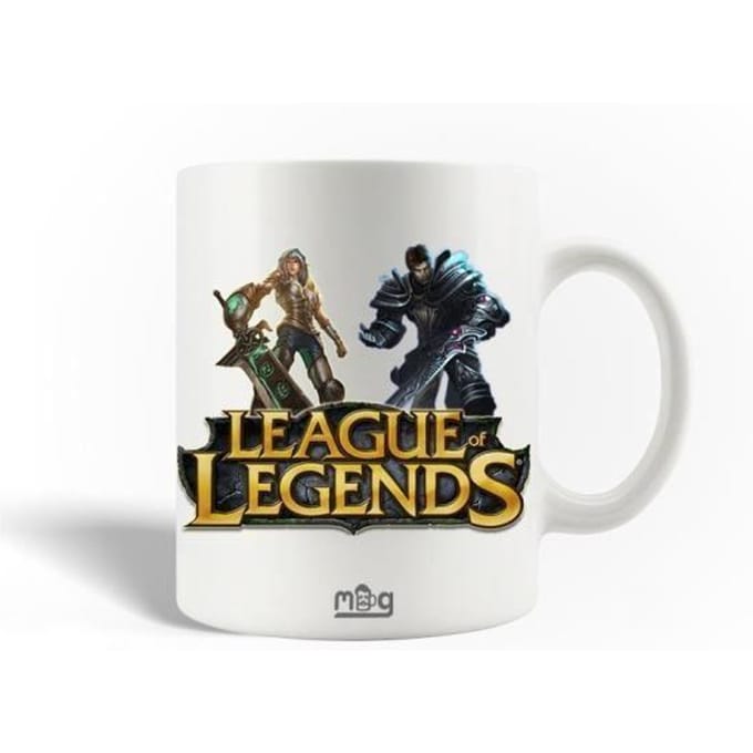 Mug - League of Legends - Céramique - 30cl - Compatible lave-vaisselle - Blanc