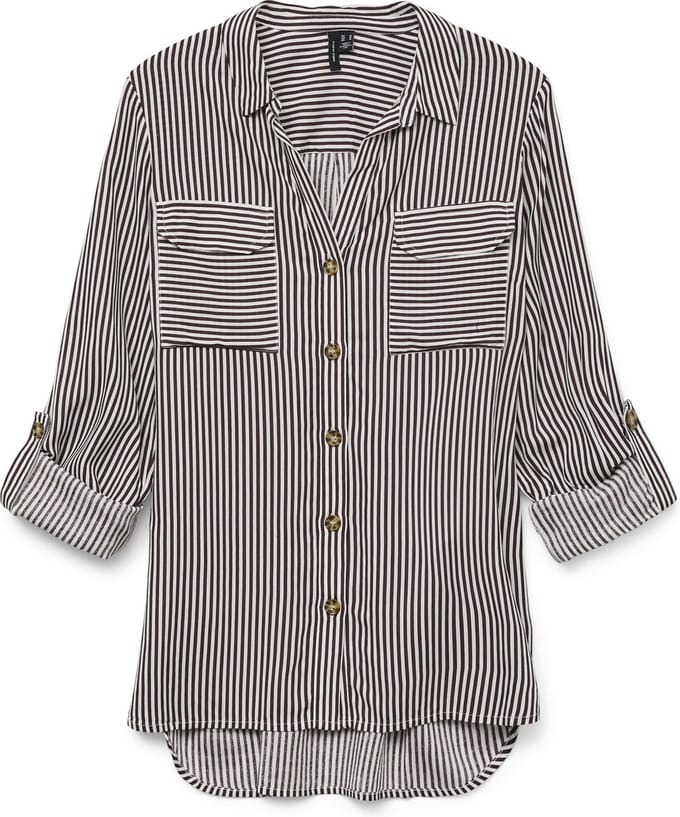 VERO MODA - VMBUMPY L/S SHIRT NEW WVN NOOS - Dames - Blouses