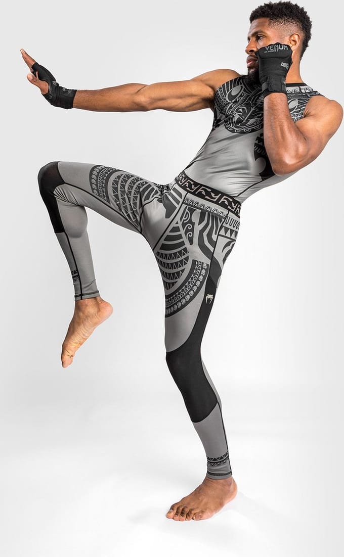 Venum Nakahi Spats - legging - compressiebroek - Grey - L