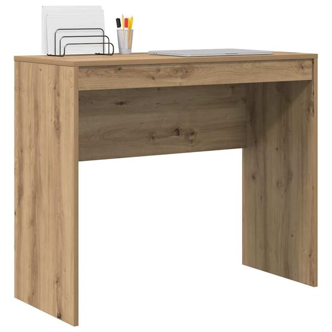 vidaXL - Bureau - Artisan - Eiken - 90 - x - 40 - x - 76 - cm