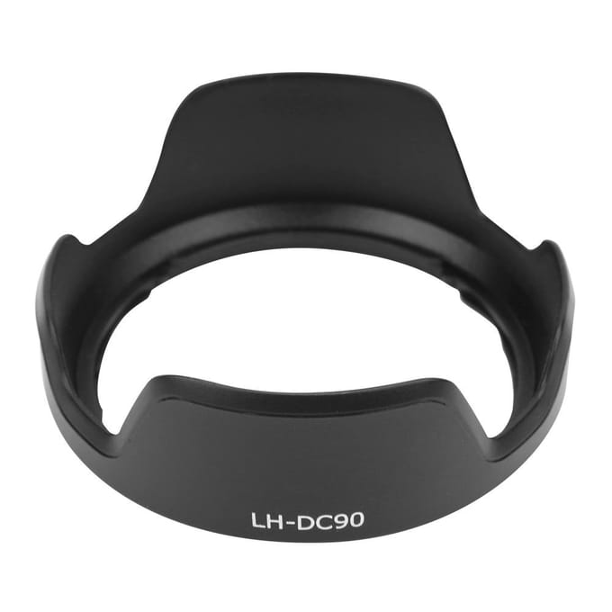 LHDC90 Plastic Zonnekap Vervanging voor Canon PowerShot SX60 SX70SH Camera black