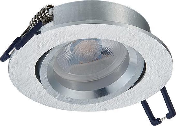 OutledTL Ceres Led spotjes - vierkant dimbaar - 1 stuk - geborsteld aluminium