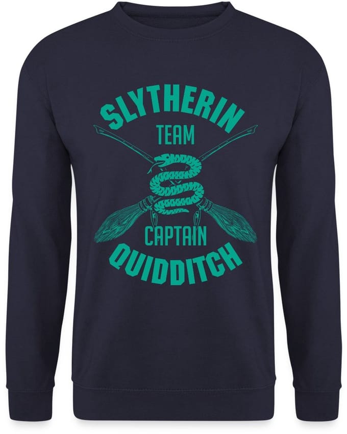 Harry Potter Slytherin Team Captain Quidditch Sweater Heren