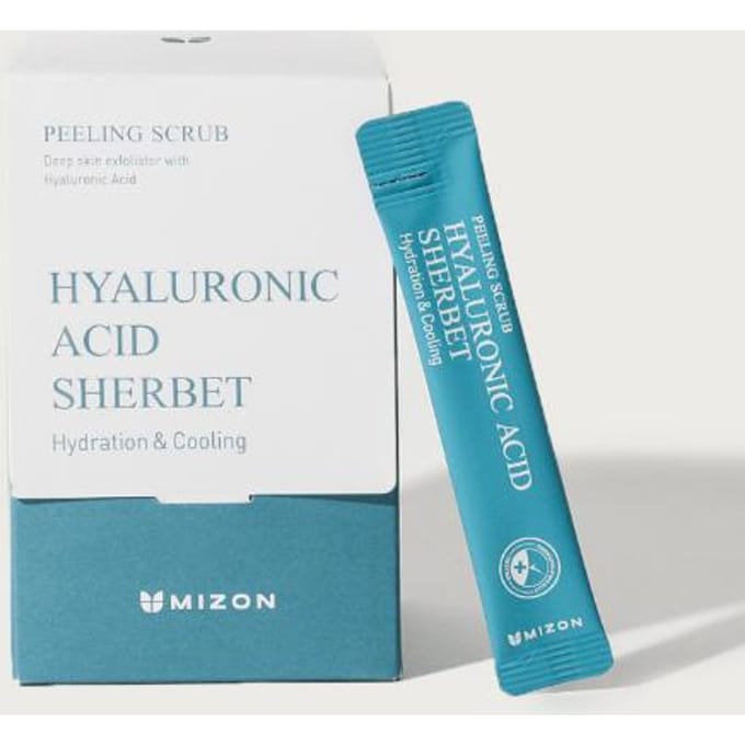 MIZON Hyaluronzuur Sherbet Peeling Scrub one blue