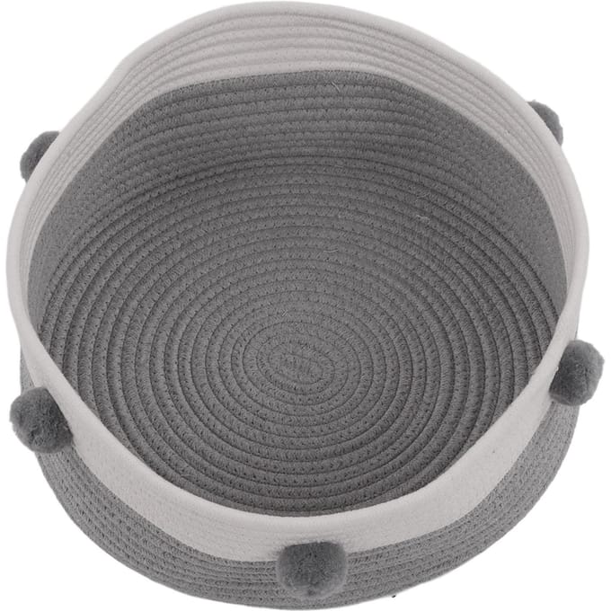Katoenen Touw Geweven Kattenbed 4 Seizoenen Universeel Kras- en Bijtbestendig Kattenbed Mand gray