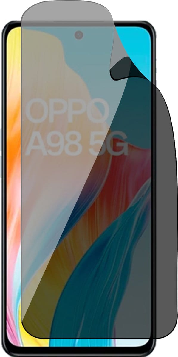 Privacy Screenprotector geschikt voor Oppo A98 - 1x FlexGuard Screen Protector
