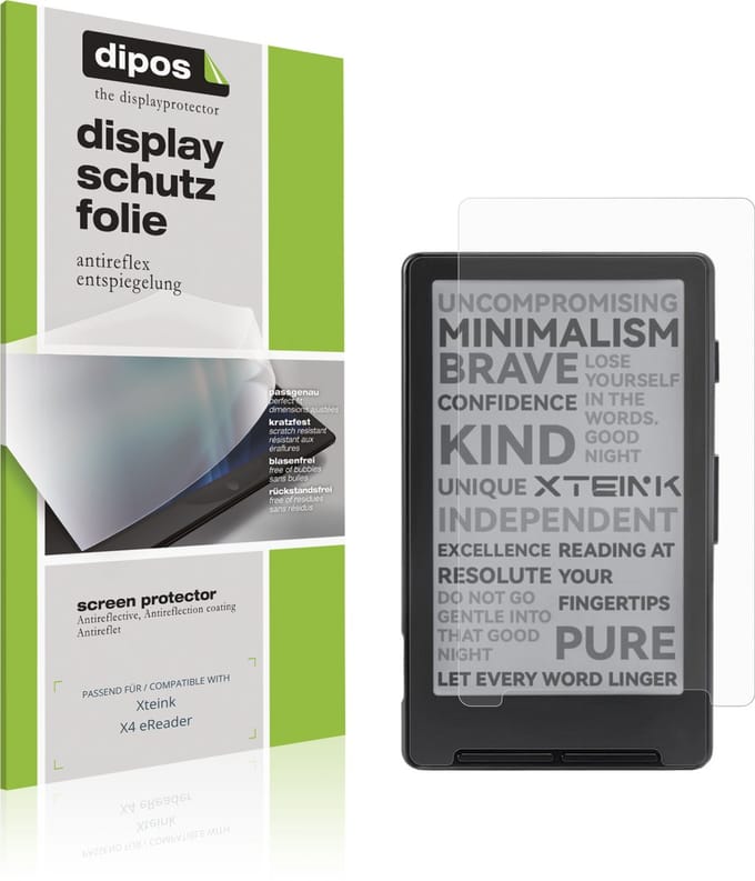 dipos – 2x Matte Beschermfolie geschikt voor Xteink X4 eReader | Krasbestendige & antireflecterende Screenprotector Ultra-Thin