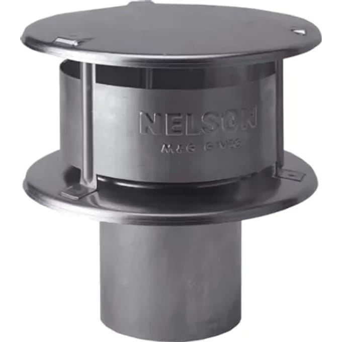 Burgerhout Nelson rookgaskap Ø130mm Aluminium Nelson