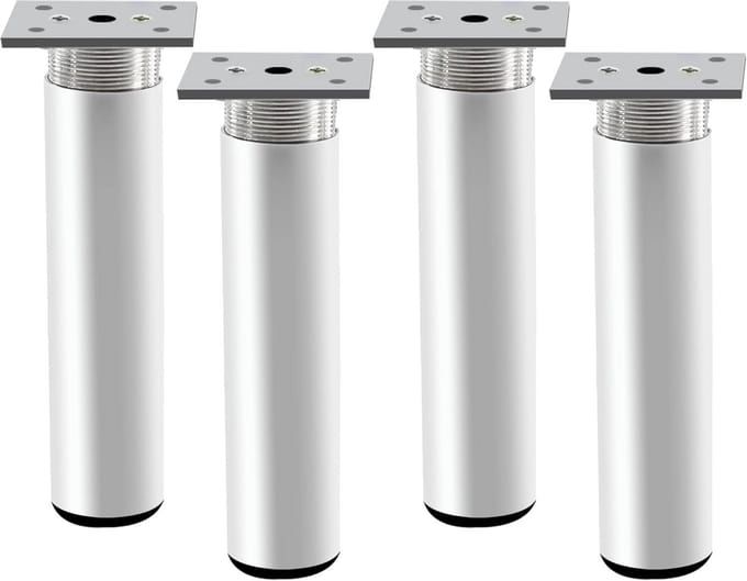 Verstelbare Meubelpoten - 4 Stuks Aluminium Hoogte Instelbaar 200 mm