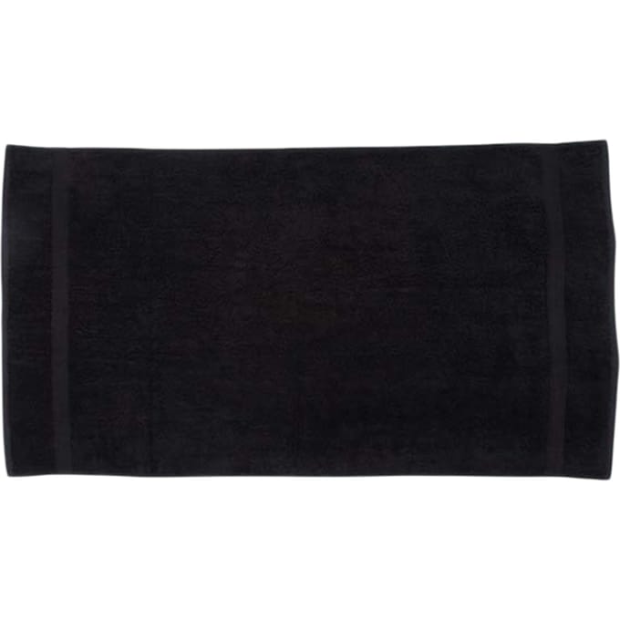 Towel City Luxe badhanddoek (Zwart)