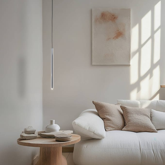 Sigma Sopel Lux Hanglamp Zilver 40730 - Moderne cilindervorm