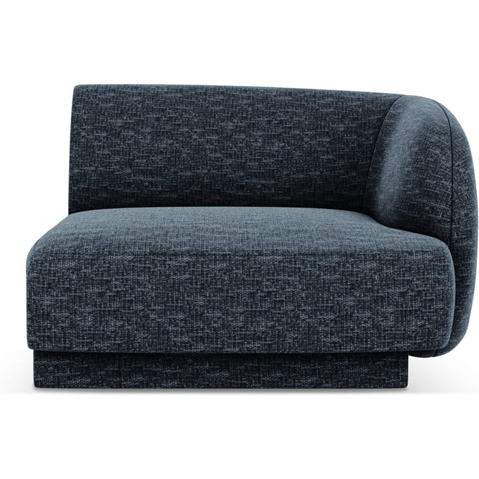 Modulair hoekelement Miley rechts chenille | Micadoni Limited Edition