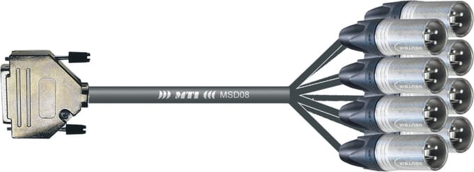 MUSIC STORE Studio Multicore/Pro 8/25-XLR 3m / D-Sub 25 > XLR male - Analoge multicore kabel