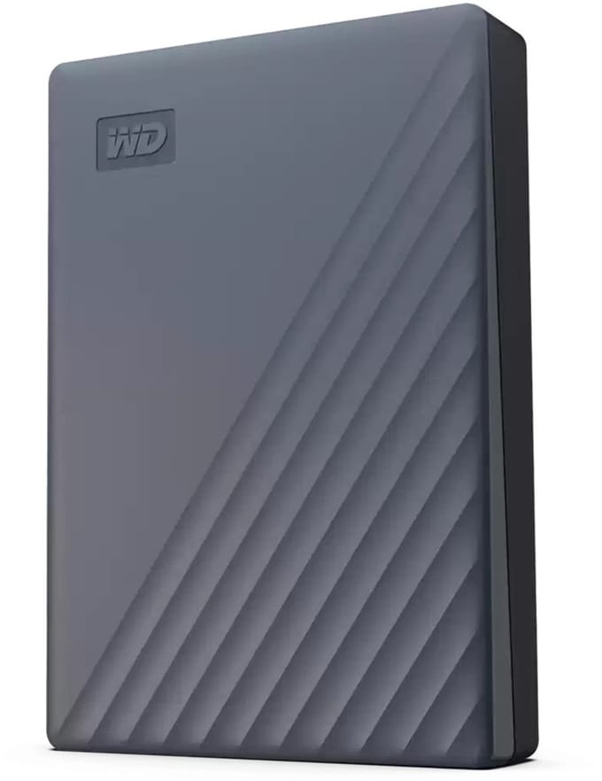 Western Digital My Passport - Externe Harde Schijf - USB-C - HDD - 4 TB - Grijs