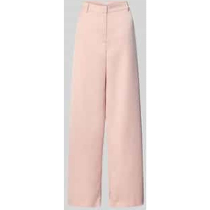 Wide Fit stoffen broek met achterzak