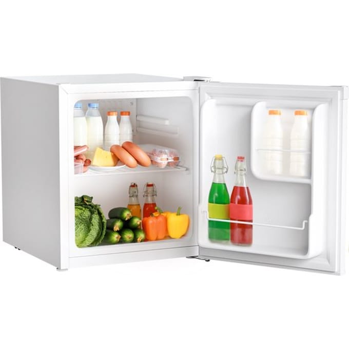 KitchenBrothers Mini Koelkast - 40L - Kleine ijskast - Vrijstaand - Minibar - Frigo - Compact - Wit