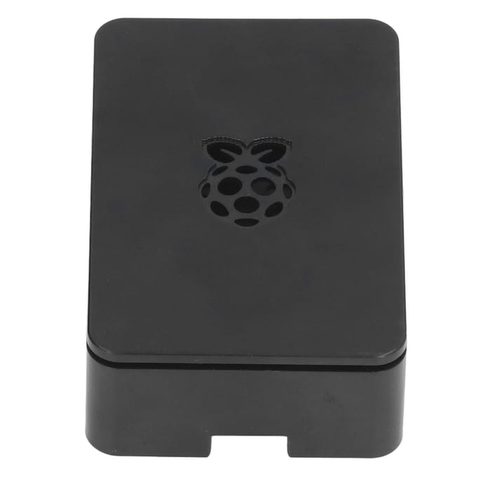 voor Raspberry Pi 4 Behuizing ABS Afneembaar Krasbestendig Warmteafvoer Beschermhoes Zwart