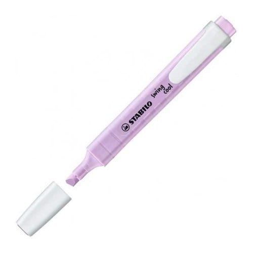 STABILO Swing Cool Pastel - Markeerstift - Perfect Voor Onderweg - Lila Blush - Per Stuk