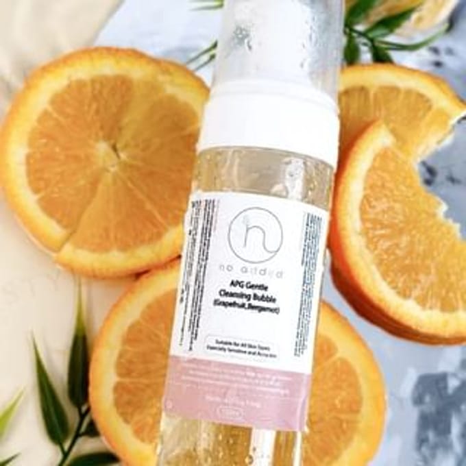 no added - APG Gentle Cleansing Bubble Grapefruit & Bergamot 150ml