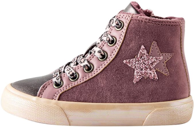Next - Meisjes - Hoge sneakers met ster - Paars