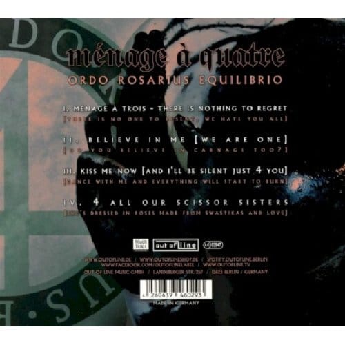 Ordo Rosarius Equilibrio - Ménage À Quatre (CD)