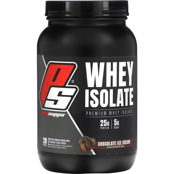 ProSupps, isolat de whey, crème glacée au chocolat, 2 lb (907 g)