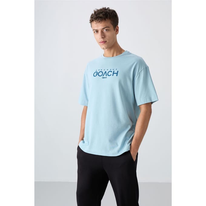 Overmaat Logo Patch Crew Neck T-shirt
