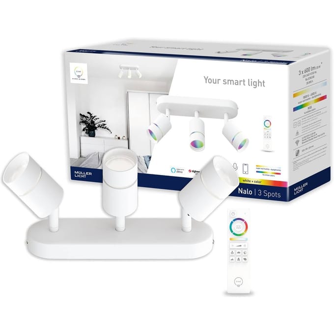 Müller licht tint Nalo LED spot, 3-lamps