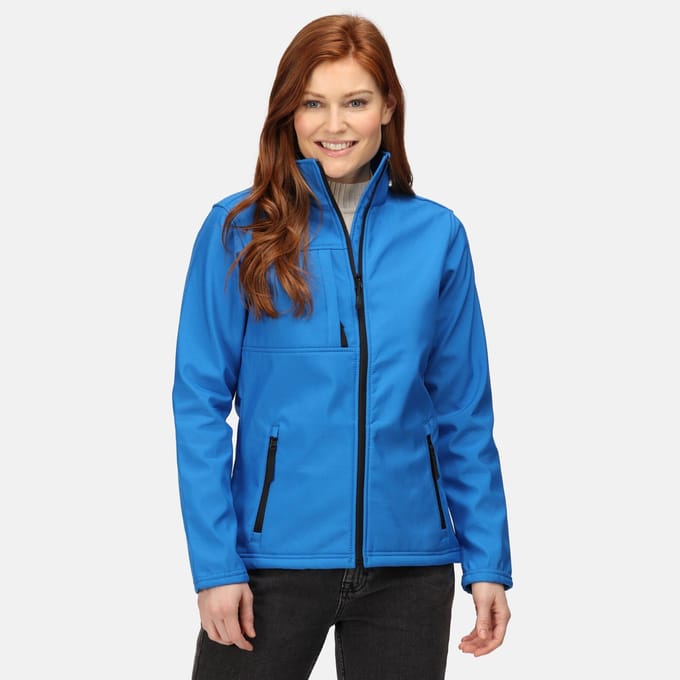 Regatta Dames/Dames Octagon II Waterdichte Zachte Shell Jas (Oxford Blauw/Zwart)