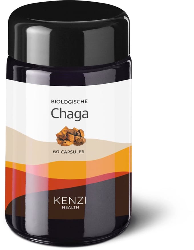Kenzi Chaga Extract Capsules Biologisch (60 stuks)