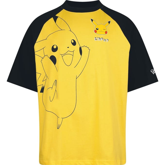 Pokémon - Gaming Oversized T-shirt - Pikachu - Oversize - S tot M - voor Mannen - geel