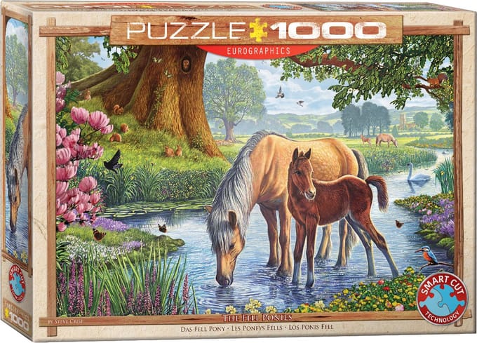Eurographics - The Fell Ponies - 1000 stukjes 68×48cm (b×h) - Legpuzzel