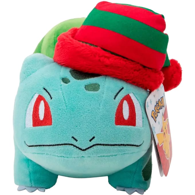 Pluche Jazwares Pokemon Christmas Bulbasaur