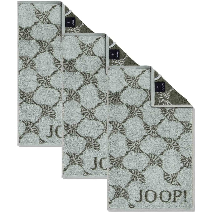 JOOP! Gastendoekje Classic Frottier Een maat, 30x50 Set van 3