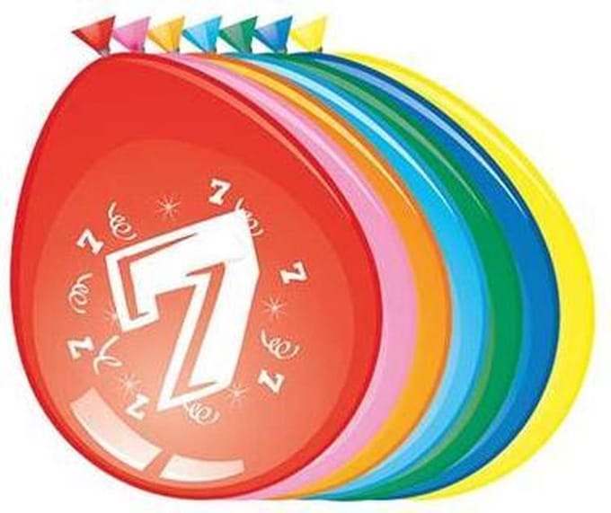 Ballonnen 7 jaar