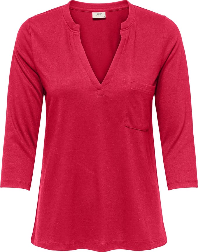 JDY - JDYDALILA 3/4 V- NECK TOP JRS DIA - Dames - Blouses