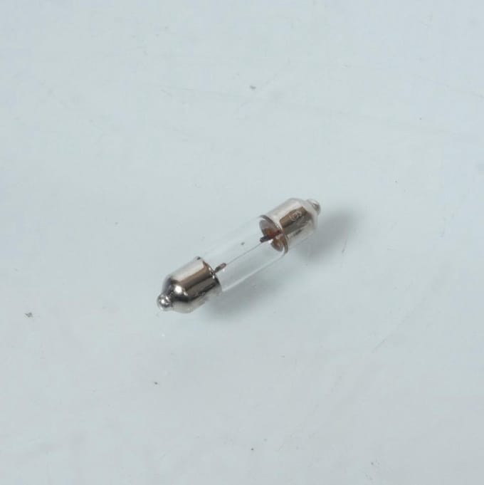 Buislampje wit 6V 1W fitting SV5.5 Ø6x24mm Flosser 6127 voor motor